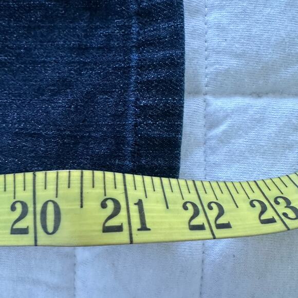Vintage 90s TALBOTS Jeans Womens Cropped Dark Wash Mid Rise Stretch | 10 - Picture 11 of 13
